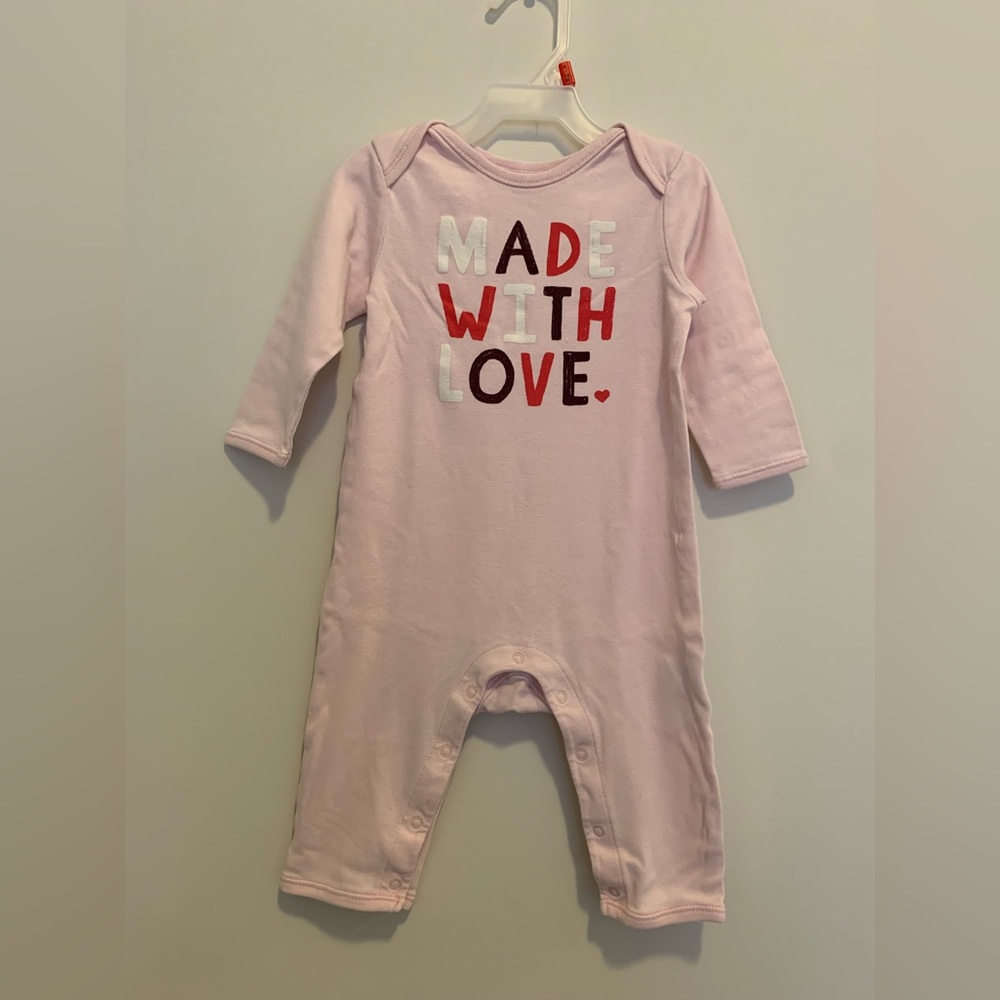 OLD NAVY Footless Made with love size 6/12M